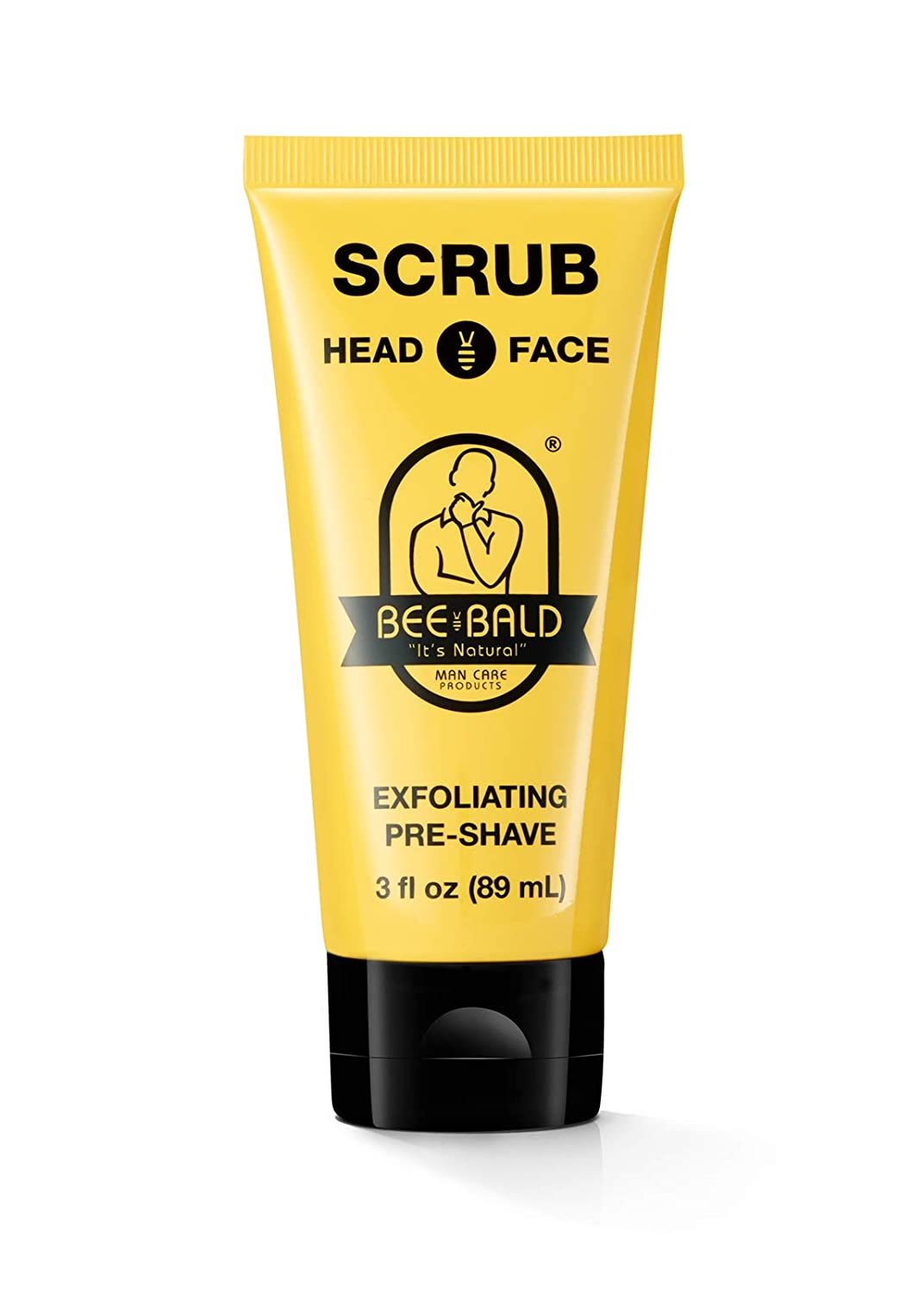 Bee Bald Exfoliating Pre Shave Head Face Scrub for Man