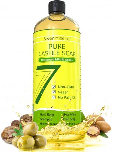 Seven Minerals Pure Castile Soap, Unscented 
