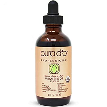 Pura D'or Organic Pure Vitamin E Oil