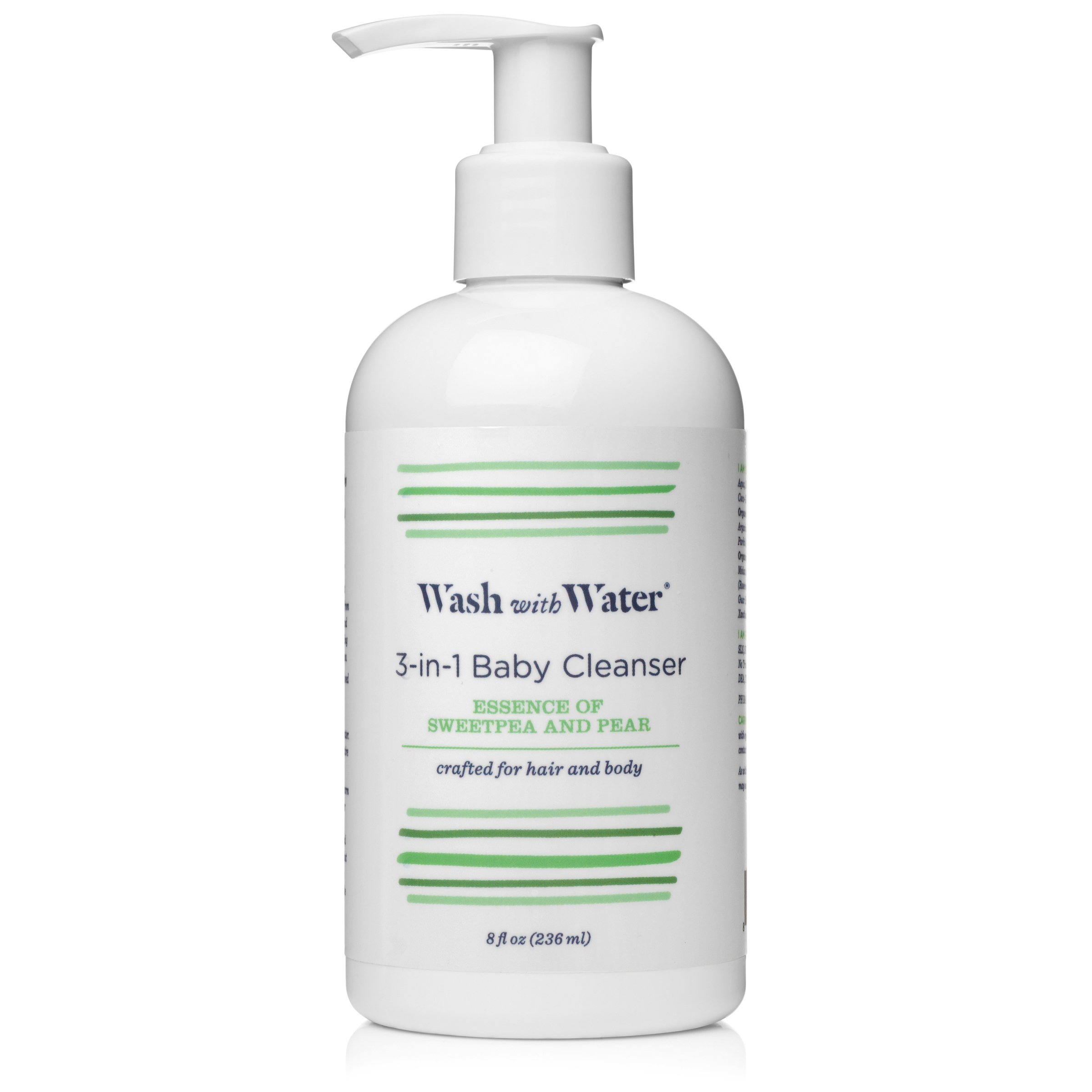 Wash with Water 3-in-1 Baby Cleanser, Sweetpea and Pear
