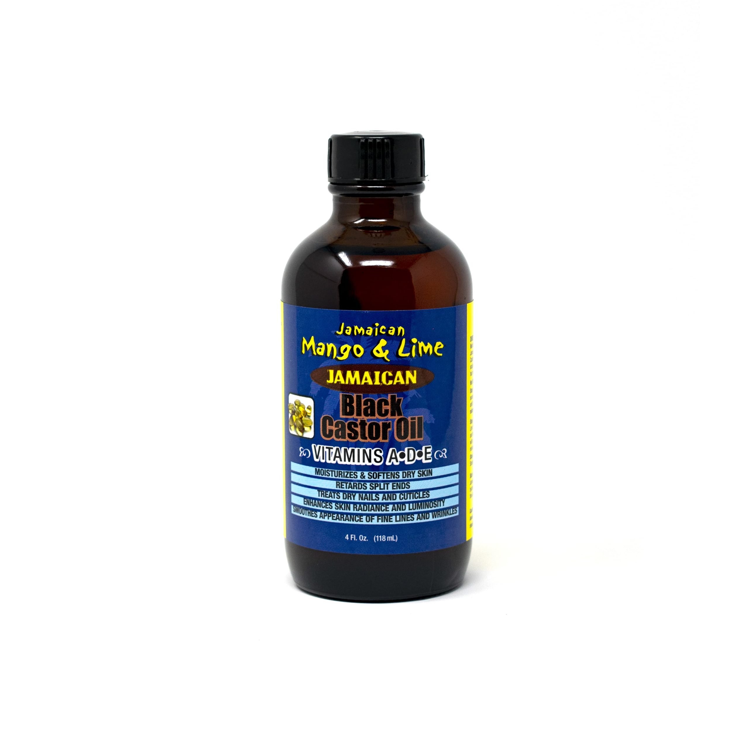 Jamaican Mango & Lime Jamaican Black Castor Oil, Vitamin A,D,E (2019 formulation)