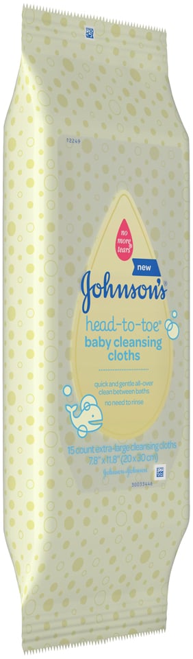 Head to toe store baby cleansing cloths