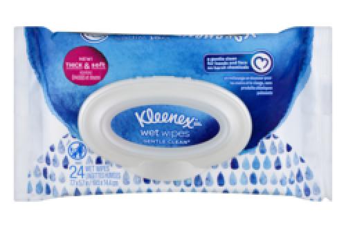 Kleenex Wet Wipes (2019 formulation)