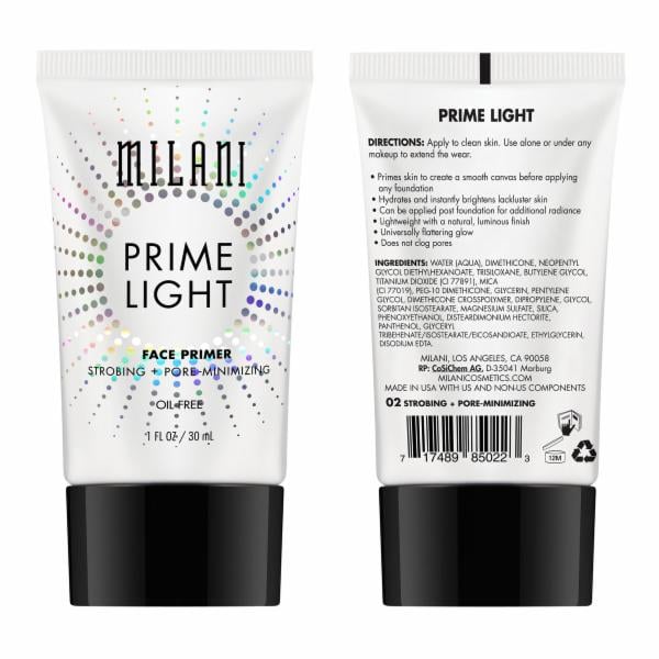 hård utilgivelig rabat EWG Skin Deep® | Milani Prime Light Face Primer (2019 formulation) Rating