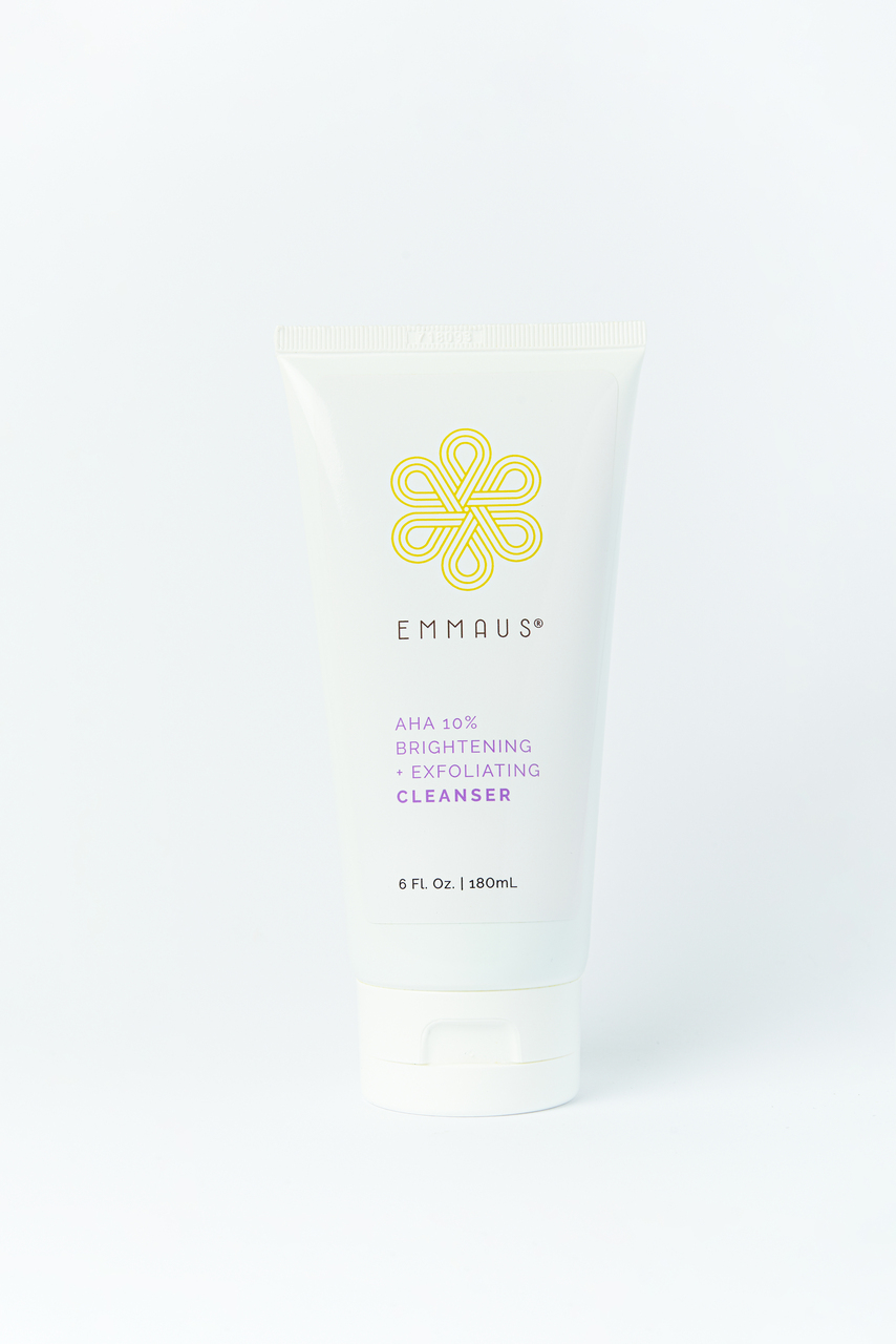 Emmaus AHA 10% Brightening + Exfoliating Cleanser