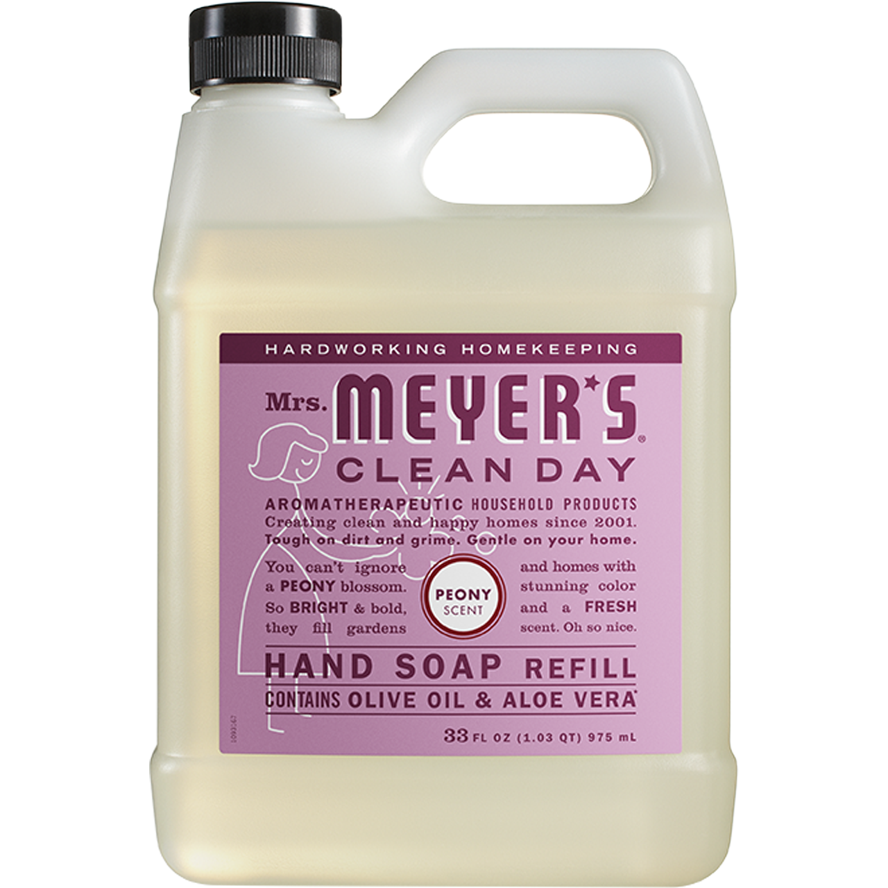 Mrs. Meyer's Clean Day Liquid Hand Soap Refill, Peony 