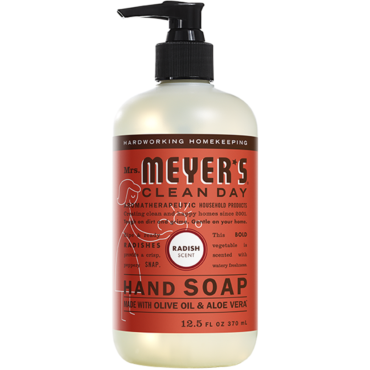 Mrs. Meyer's Clean Day Liquid Hand Soap, Radish (2019 formulation)