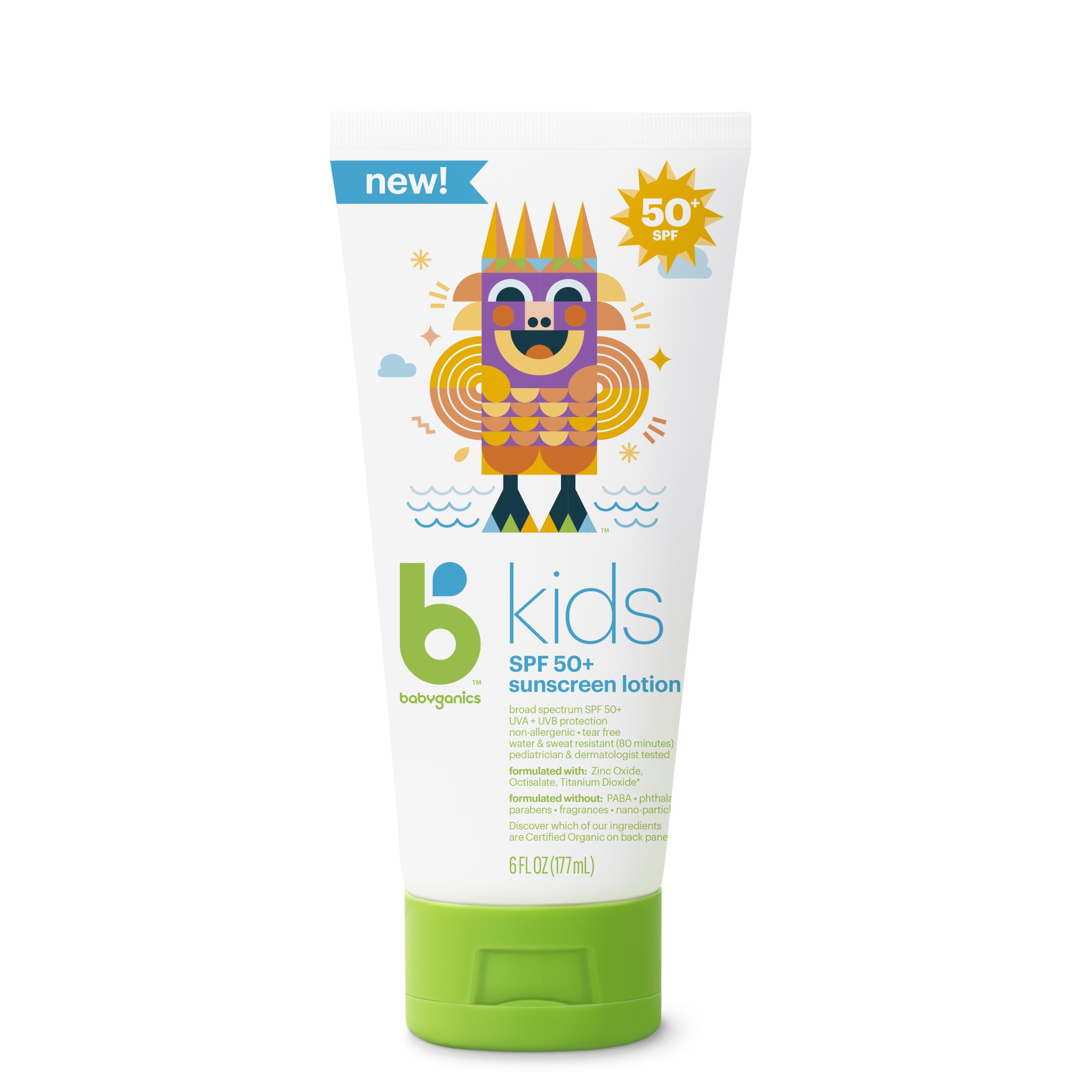 Babyganics B Kids Sunscreen Lotion, SPF 50+ 