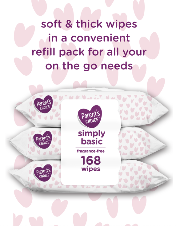 Parent's Choice Baby Wipes, Fragrance Free