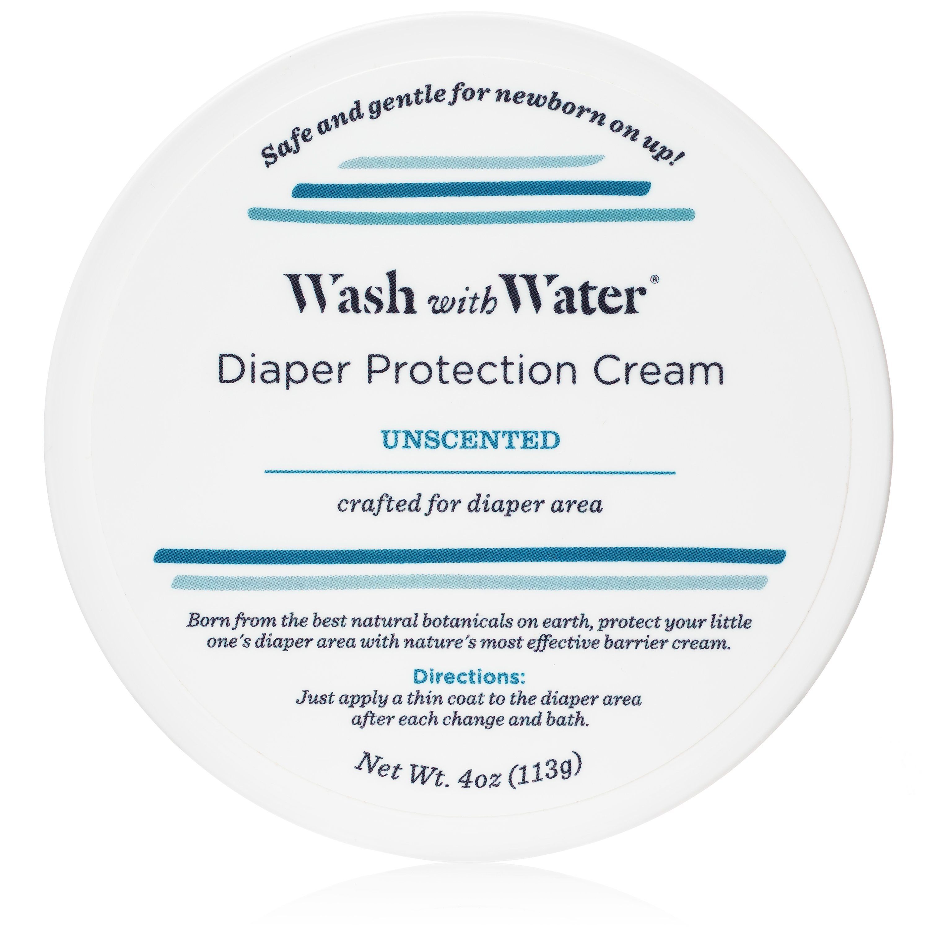Wash with Water Diaper Protection Cream, Unscented