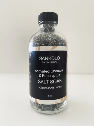 Sankolo Activated Charcoal & Eucalyptus Salt Soak