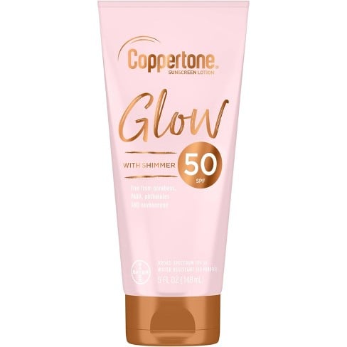 Coppertone Glow Shimmer Sunscreen Lotion, SPF 50