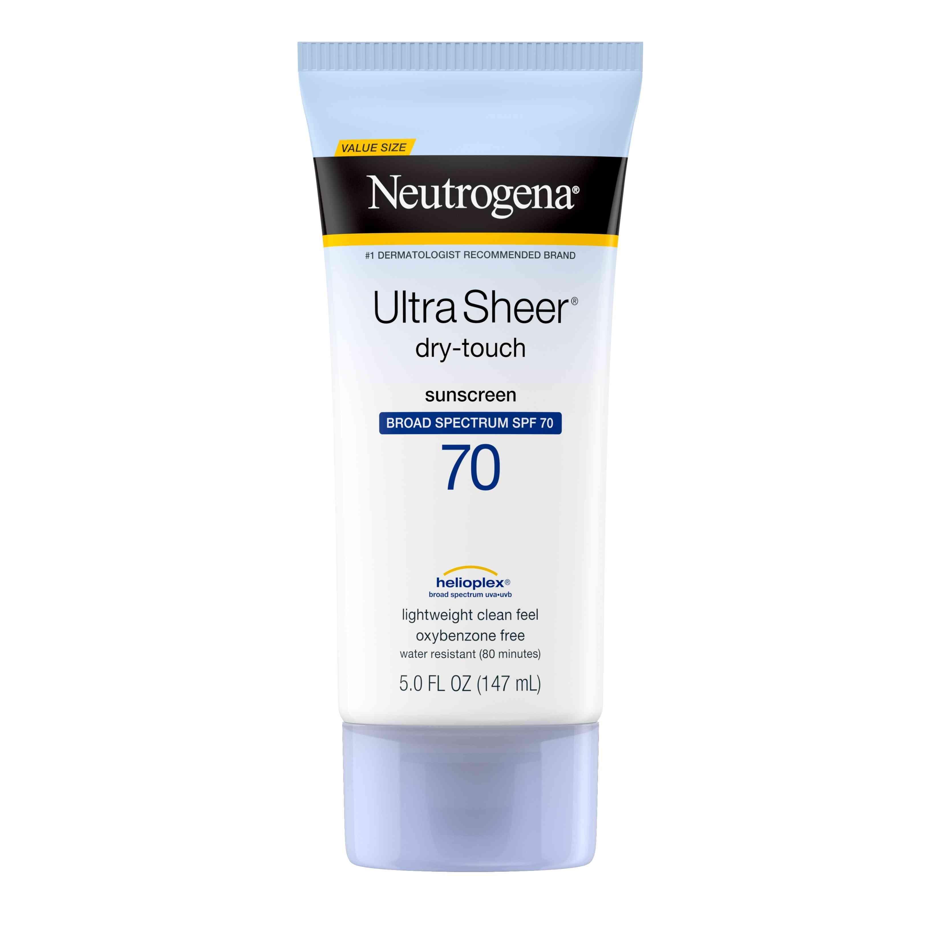 EWG rating for Neutrogena Ultra Sheer Dry-Touch Sunscreen, SPF 55