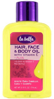 La Bella Vitamin E Face & Body Oil + Aloe