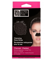 Global Beauty Care Cleansing Nose Strips, Charcoal