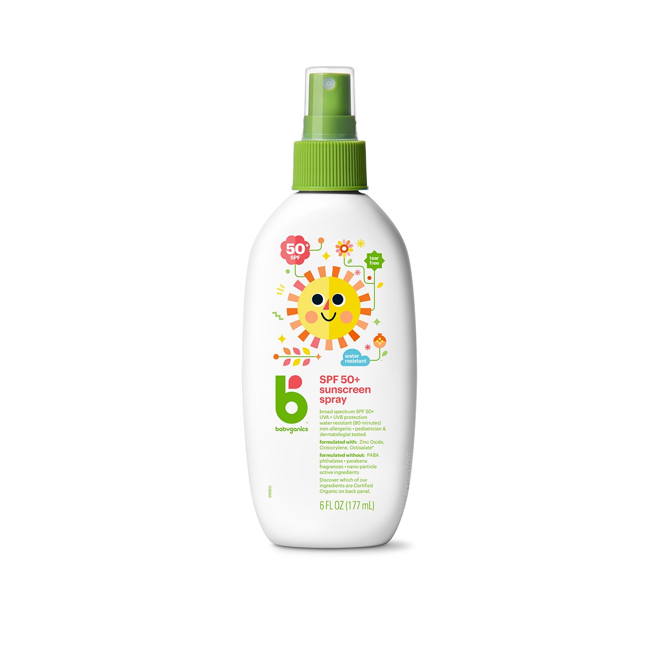 Babyganics Sunscreen Spray, SPF 50+