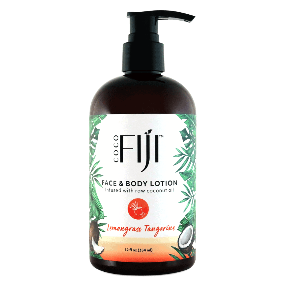 Coco Fiji Face & Body Lotion, Lemongrass Tangerine 