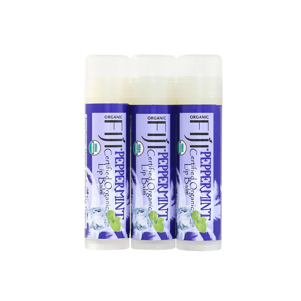 Organic Fiji Lip Balm, Peppermint