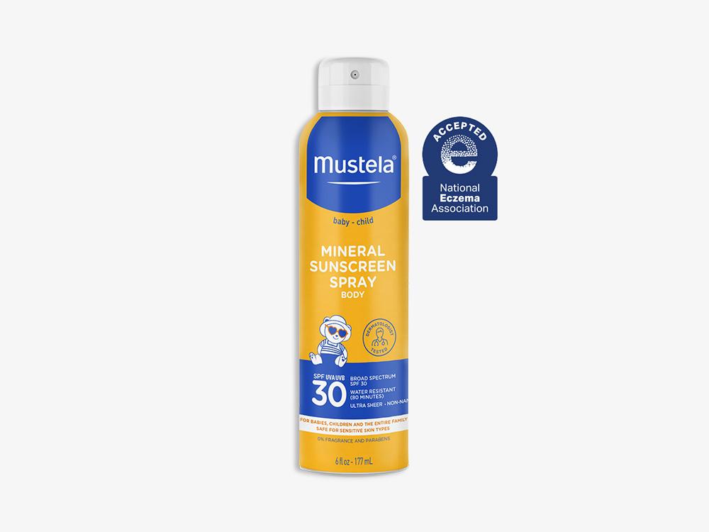 Mustela Baby-Child Mineral Sunscreen Spray, SPF 30