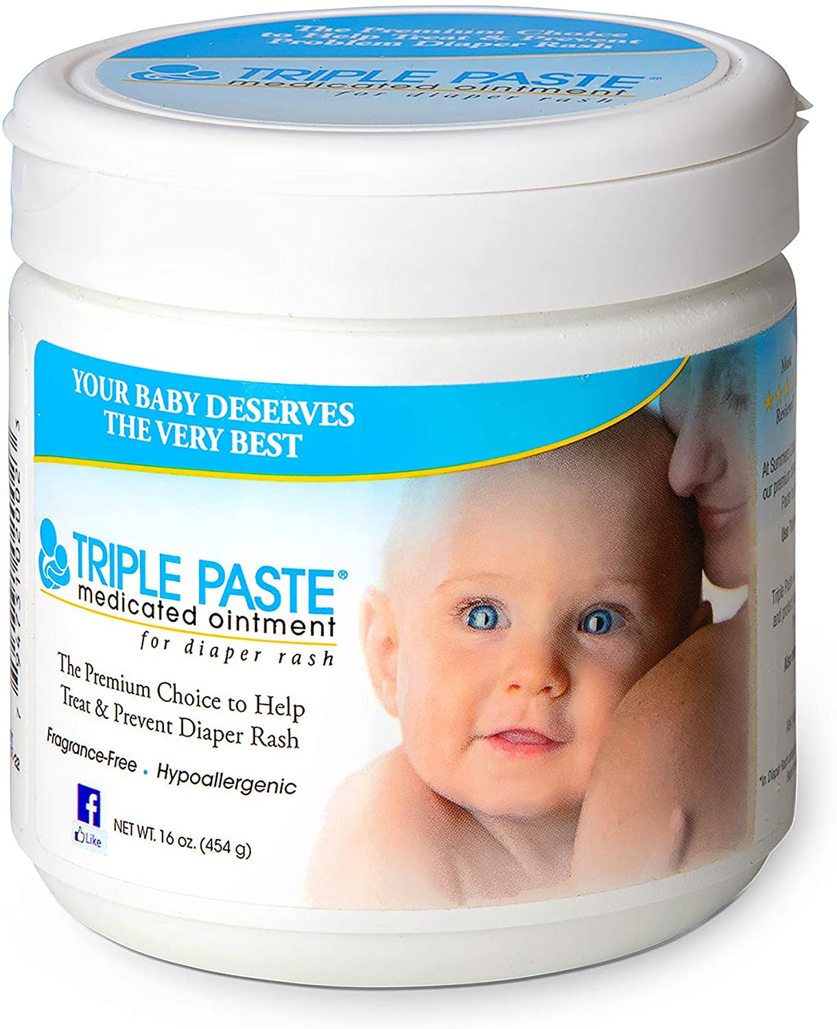 Triple Paste Medicated Ointment For Diaper Rash Ingredients and