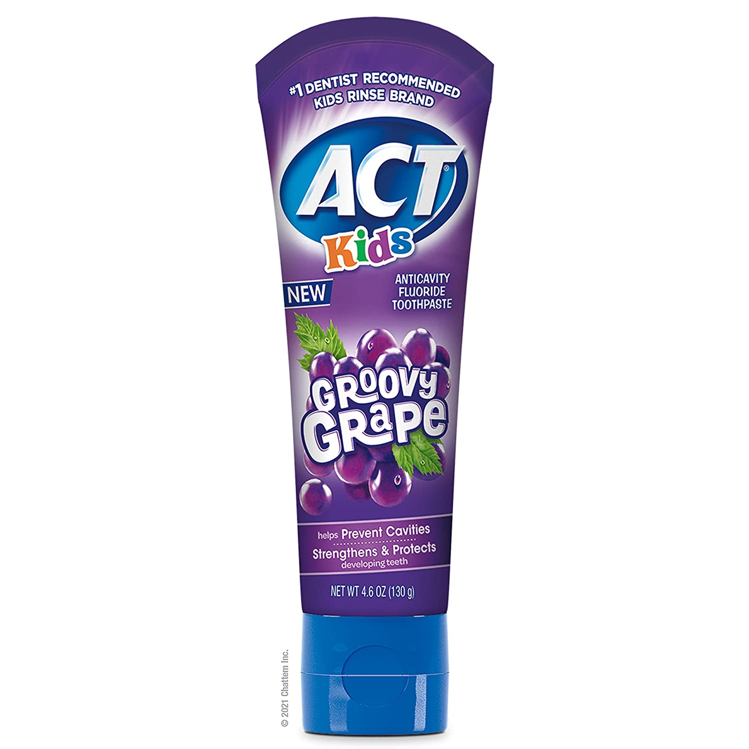Act Kids Anticavity Fluoride Toothpaste, Groovy Grape