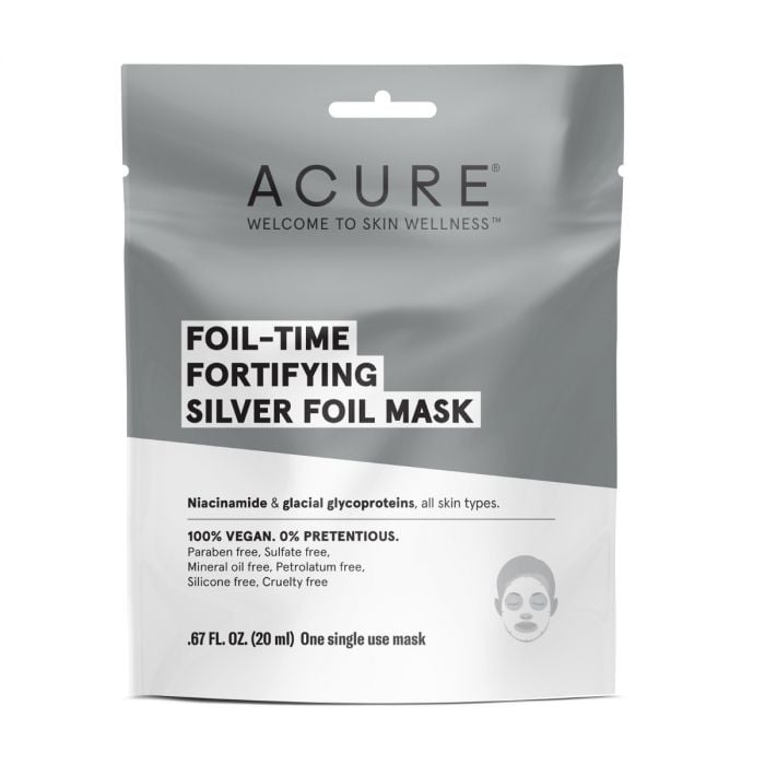Acure Foil Time Fortifying Silver Foil Mask
