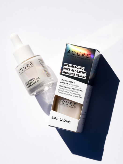 Acure Resurfacing Inter Gly Lactic Shimmer Serum