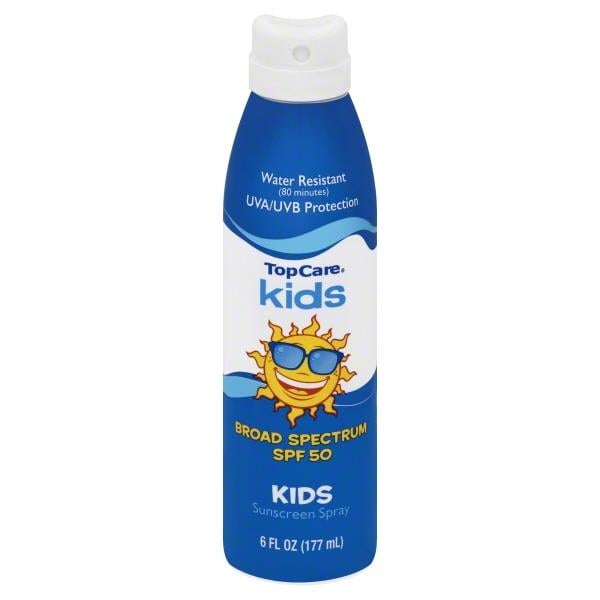 EWG rating for Topcare Kids Sunscreen Spray, SPF 50 (2018 formulation