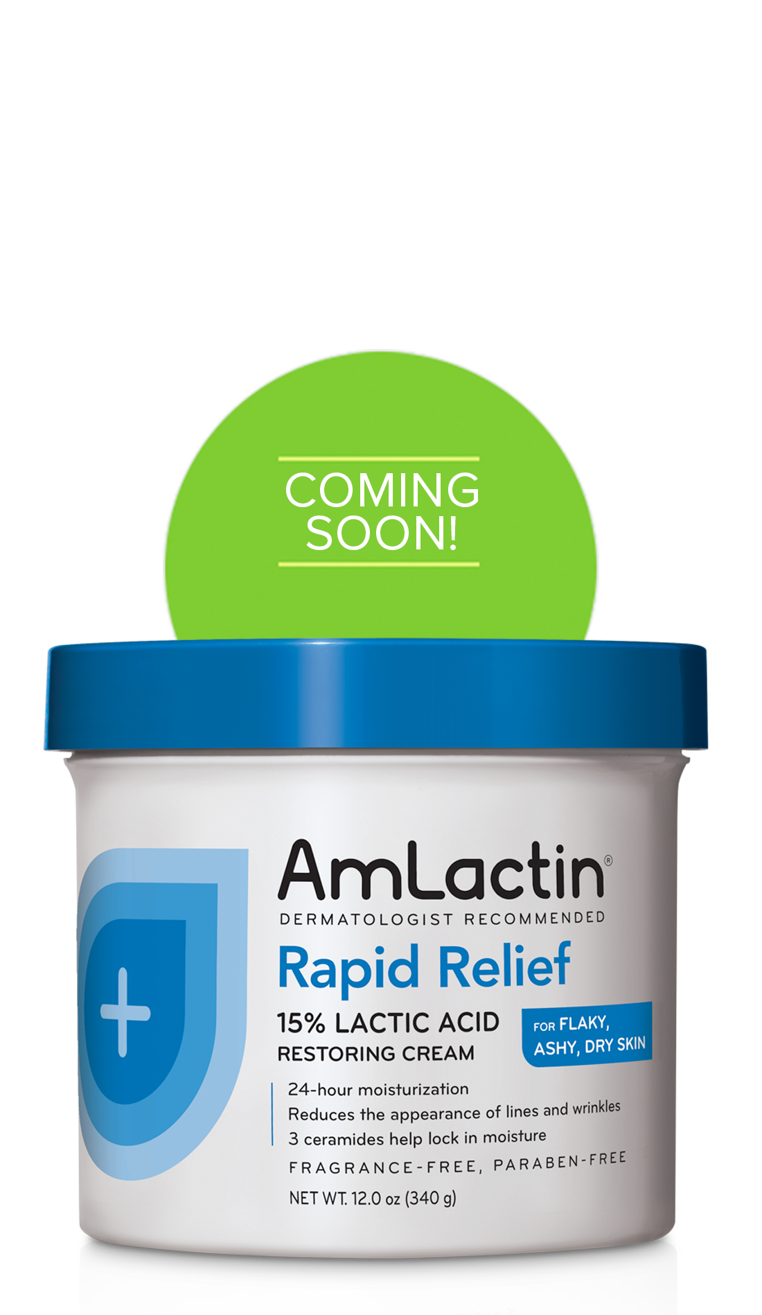 Amlactin Rapid Relief 15% Lactic Acid Restoring Cream, Fragrance Free