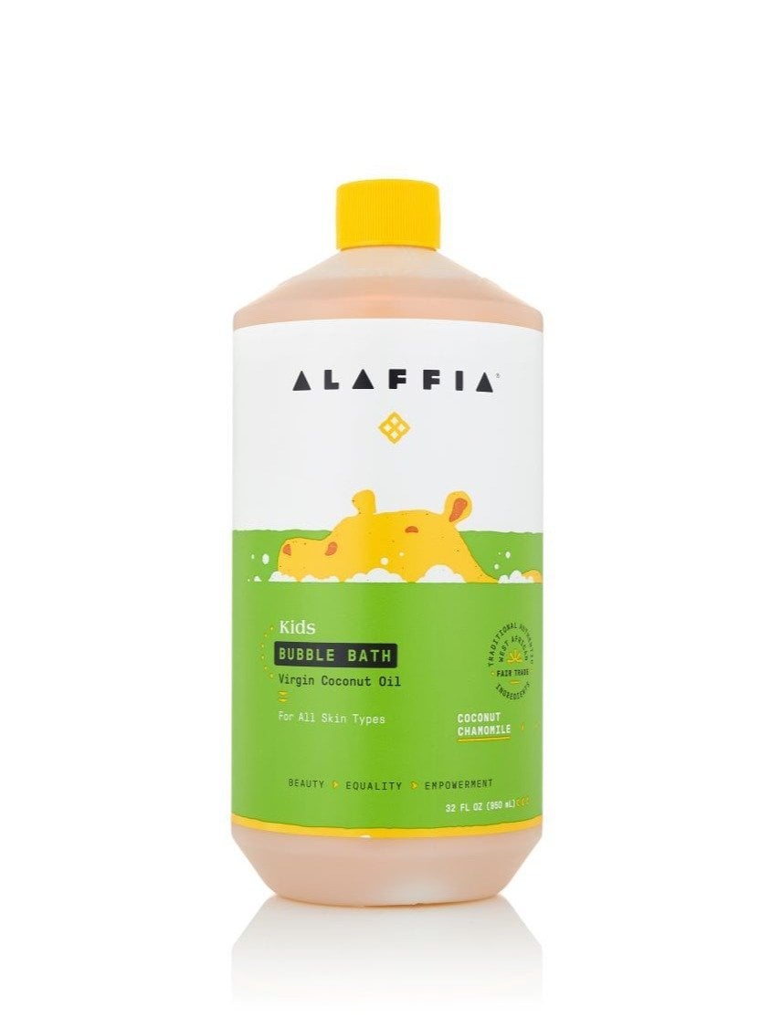 Alaffia Babies & Up Bubble Bath, Coconut Chamomile