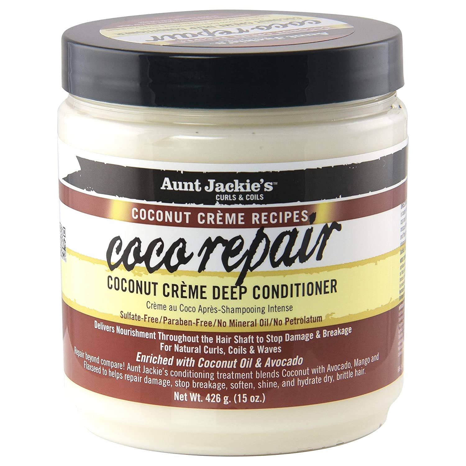Aunt Jackie's Coco Repair Coconut Creme Deep Conditioner, Coconut Creme Recipes