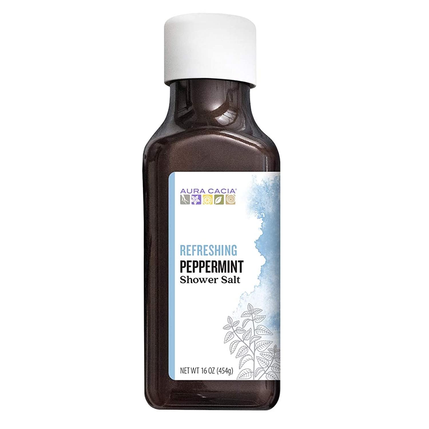 Aura Cacia Refreshing Peppermint Shower Salt (2020 formulation)