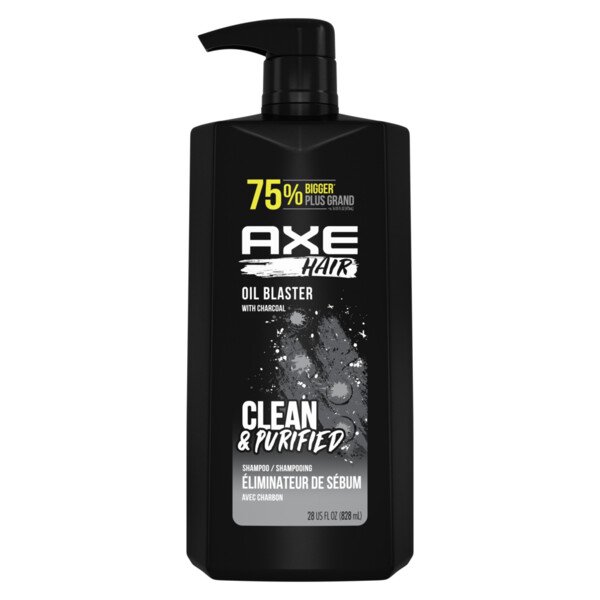 Axe Clean & Purified Shampoo, Oil Blaster With Charcoal