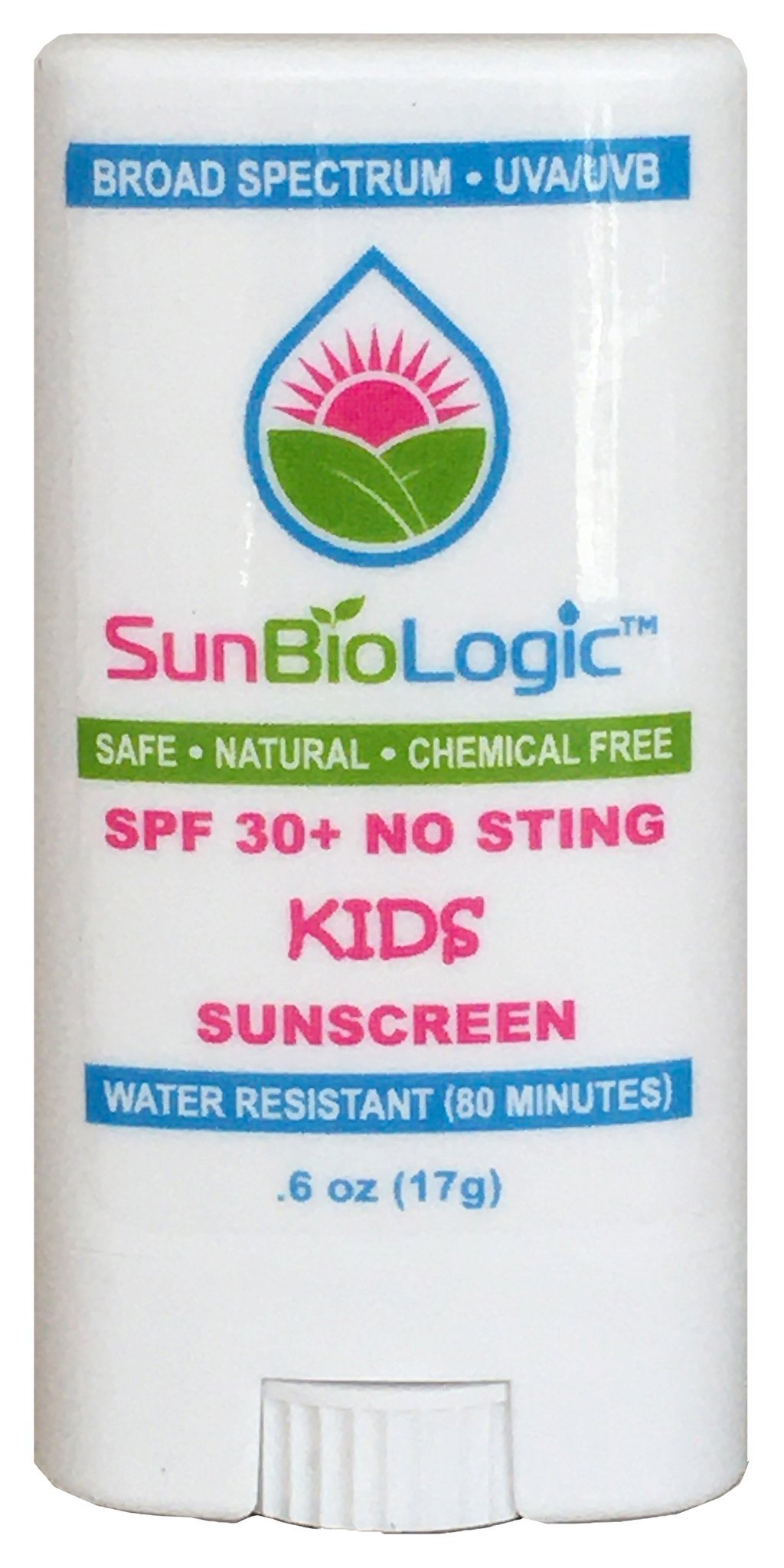 SunBioLogic Kids Sunscreen Stick, SPF 30+