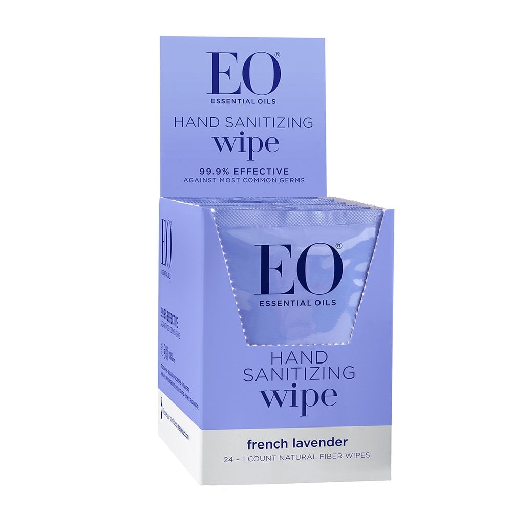 EO Hand Sanitizing Wipe, French Lavender (2018 formulation)