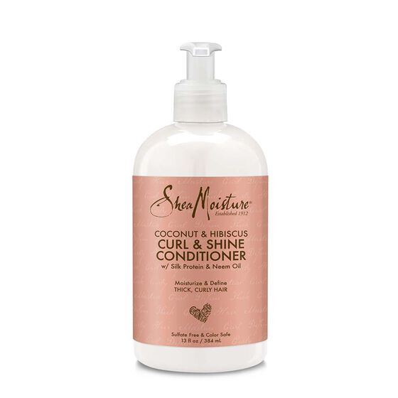 Shea Moisture Coconut & Hibiscus Curl Moisture Co-Wash WITH/ Silk Protein & Neem Oil 