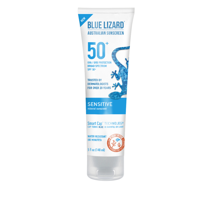 Blue Lizard Sensitive Mineral Sunscreen Lotion, SPF 50+