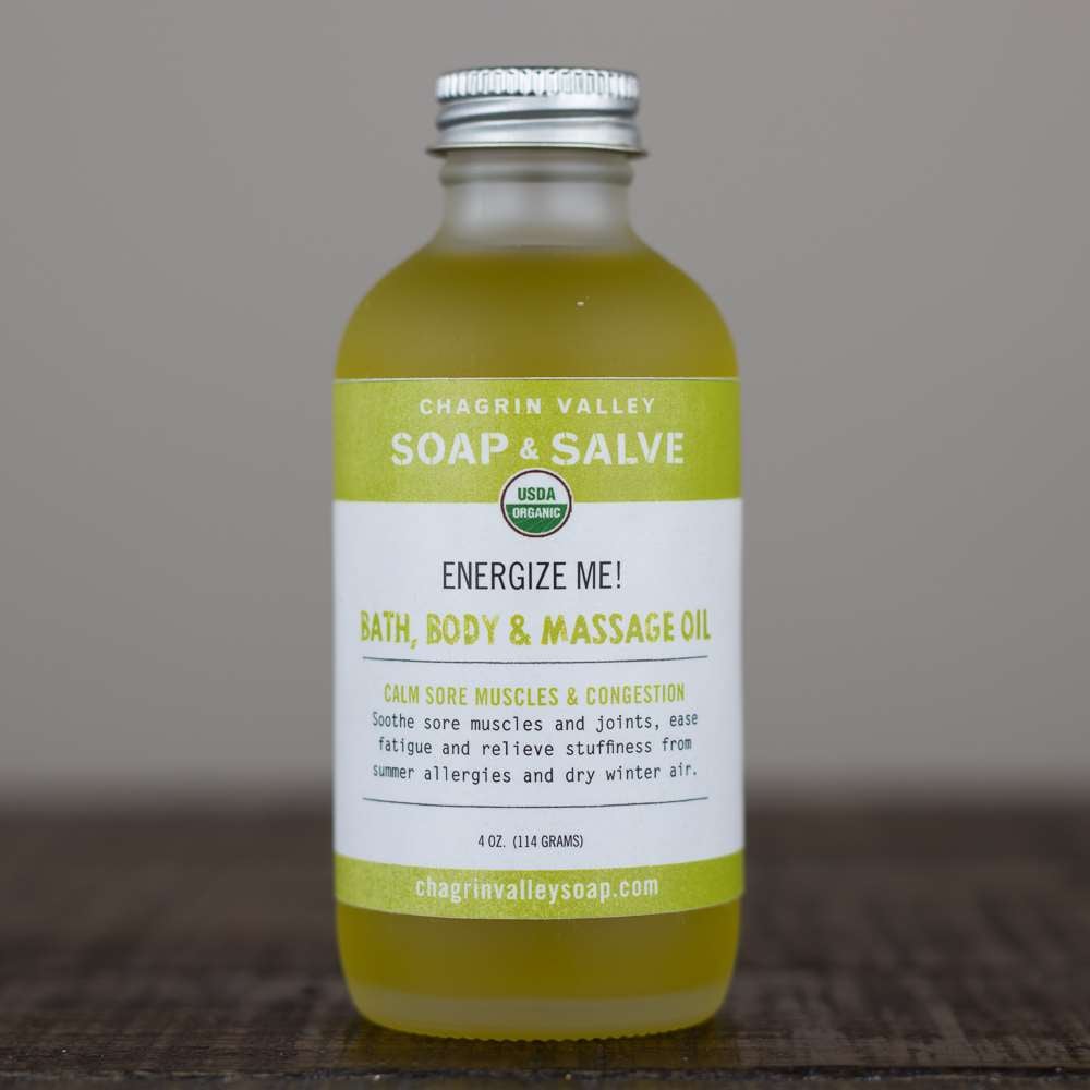 Chagrin Valley Soap & Salve Company Bath & Body Oil, Energize me!