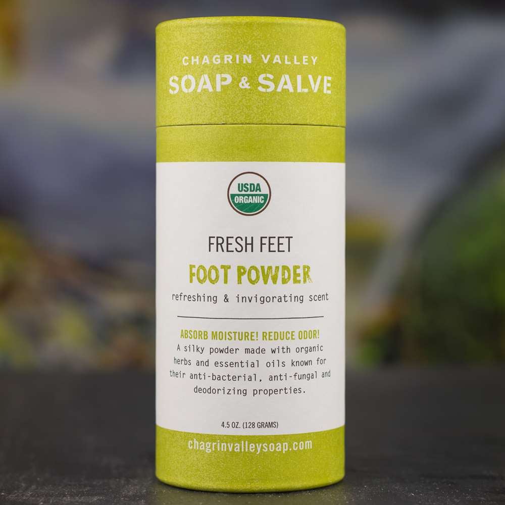Chagrin Valley Soap & Salve Company Foot Powder, Fresh Feet 