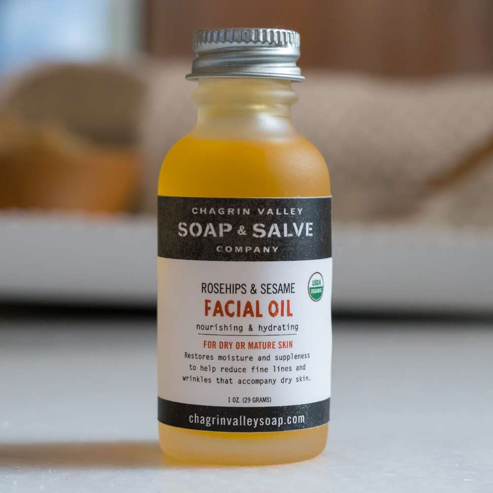 Chagrin Valley Soap & Salve Company Facial Oil, Rosehips & Sesame 