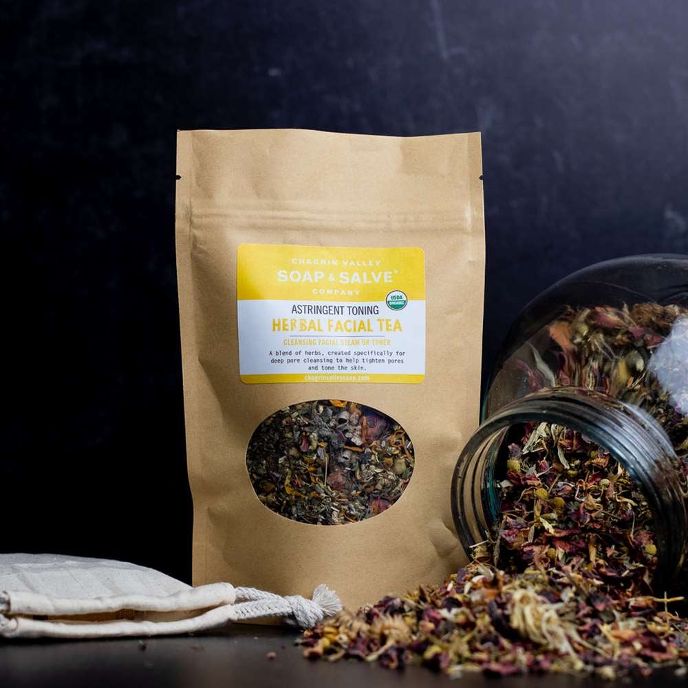 Chagrin Valley Soap & Salve Company Herbal Facial Tea, Astringent Toning