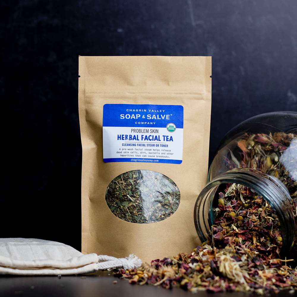Chagrin Valley Soap & Salve Company Herbal Facial Tea, Problem Skin 