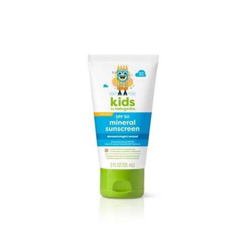 Babyganics Kids Mineral Sunscreen Lotion, SPF 50