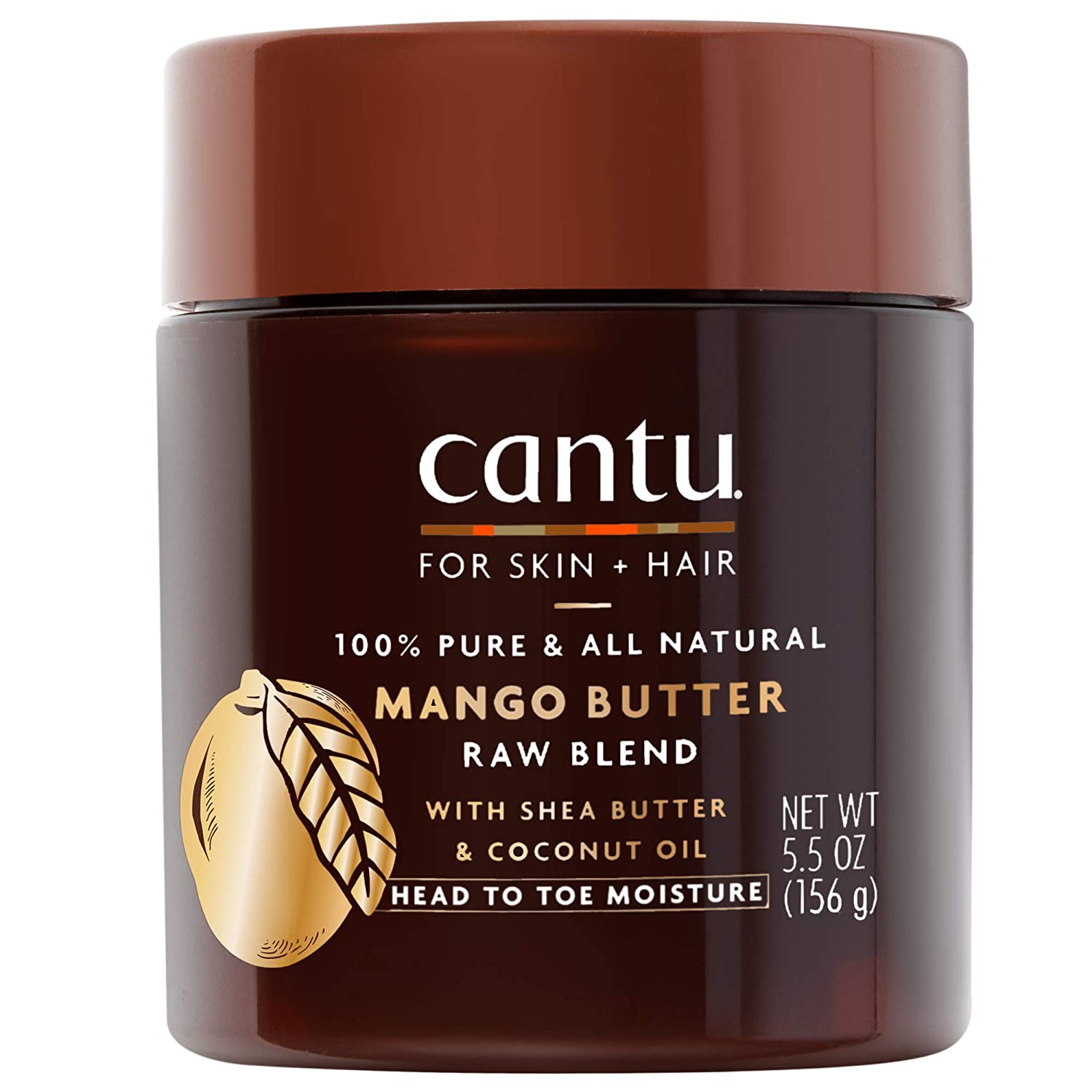Cantu Head to Toe Moisture for Skin + Hair, Mango Butter