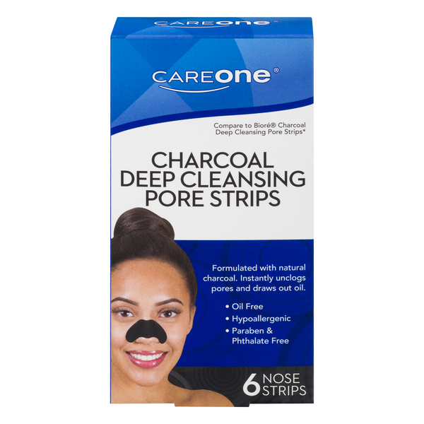 CareOne Charcoal Deep Cleansing Pore Strips