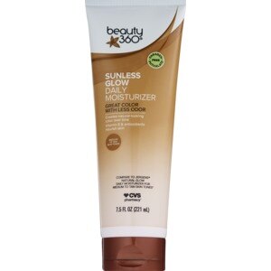 Beauty 360 Sunless Glow Daily Moisturizer, Medium to Tan Skin Tones