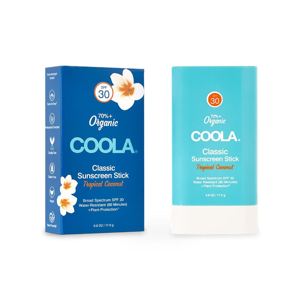 COOLA Classic Sunscreen Stick, Tropical Coconut, SPF 30