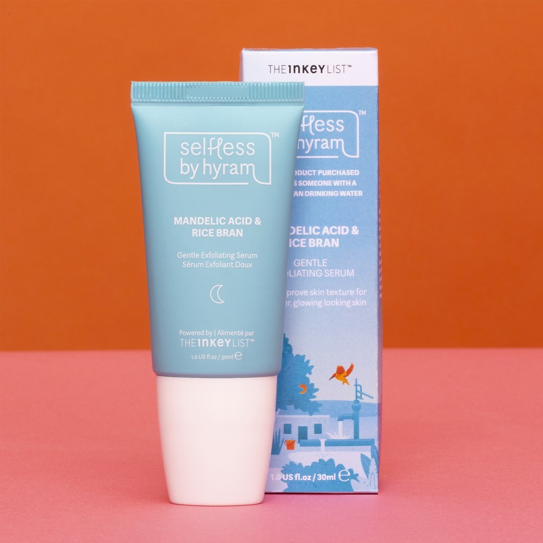 Selfless By Hyram Gentle Exfoliating Serum, Mandelic Acid & Rice Bran