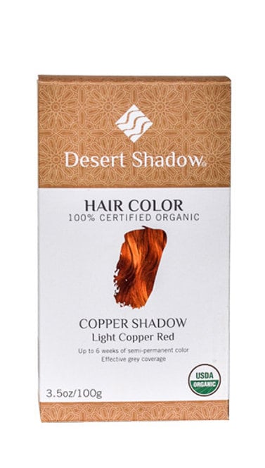 Desert Shadow, Copper Shadow Light Copper Red Hair Colour (2020 formulation)