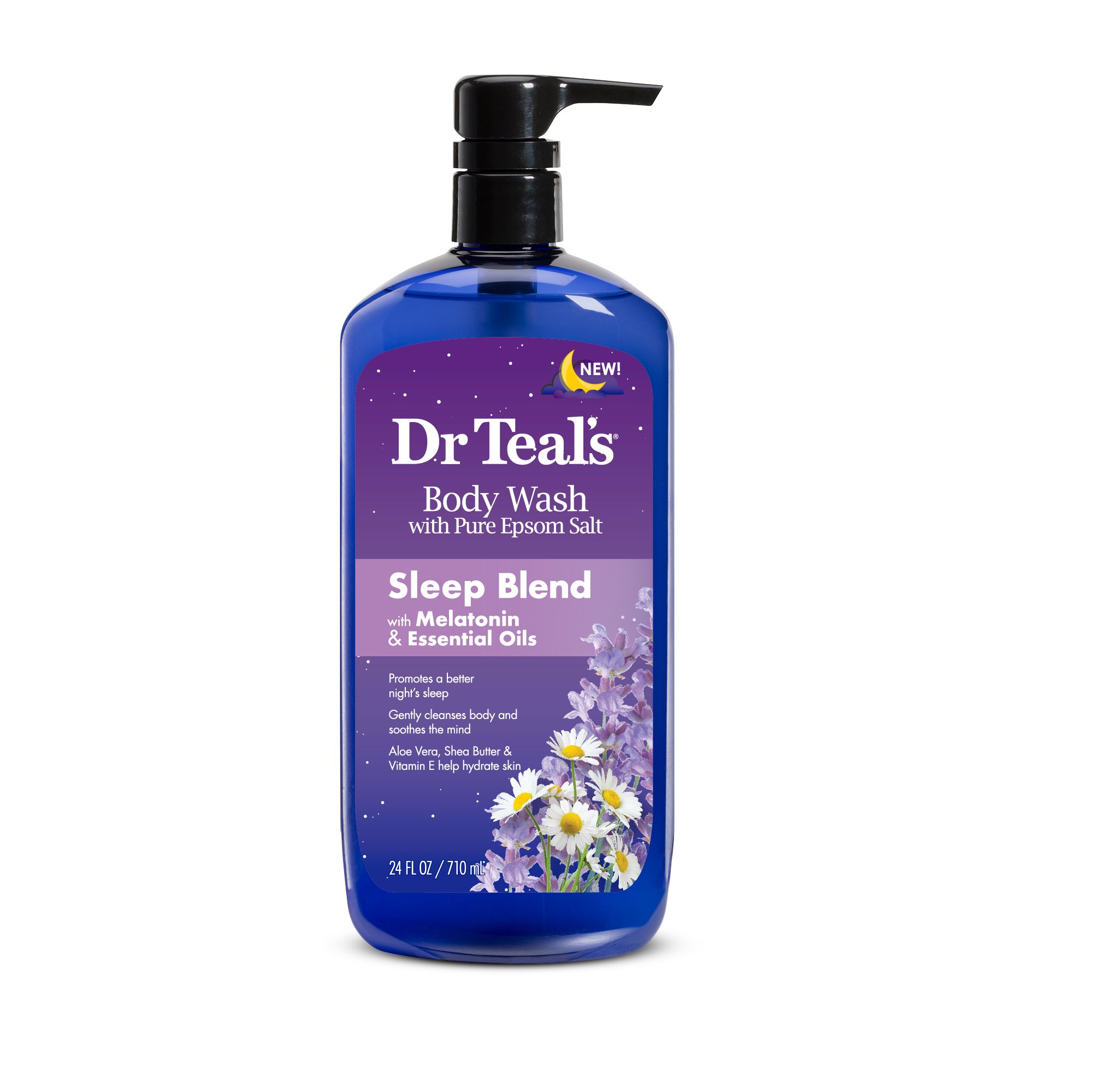 Dr Teal's, Body Wash With Pure Epsom Salt, Sleep Blend